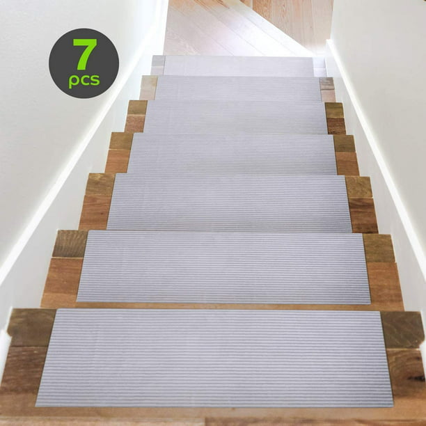 Retro Stair Thread Mat Step Soft Carpet Rug Non-slip Staircase Cover Home Decor